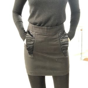 French Connection black mini skirt